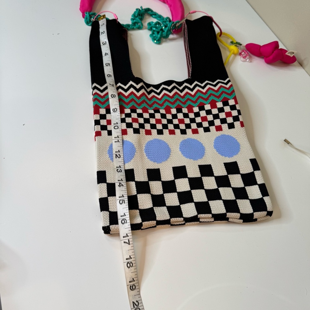 Colorful Geometric Patterned Bag - image 7